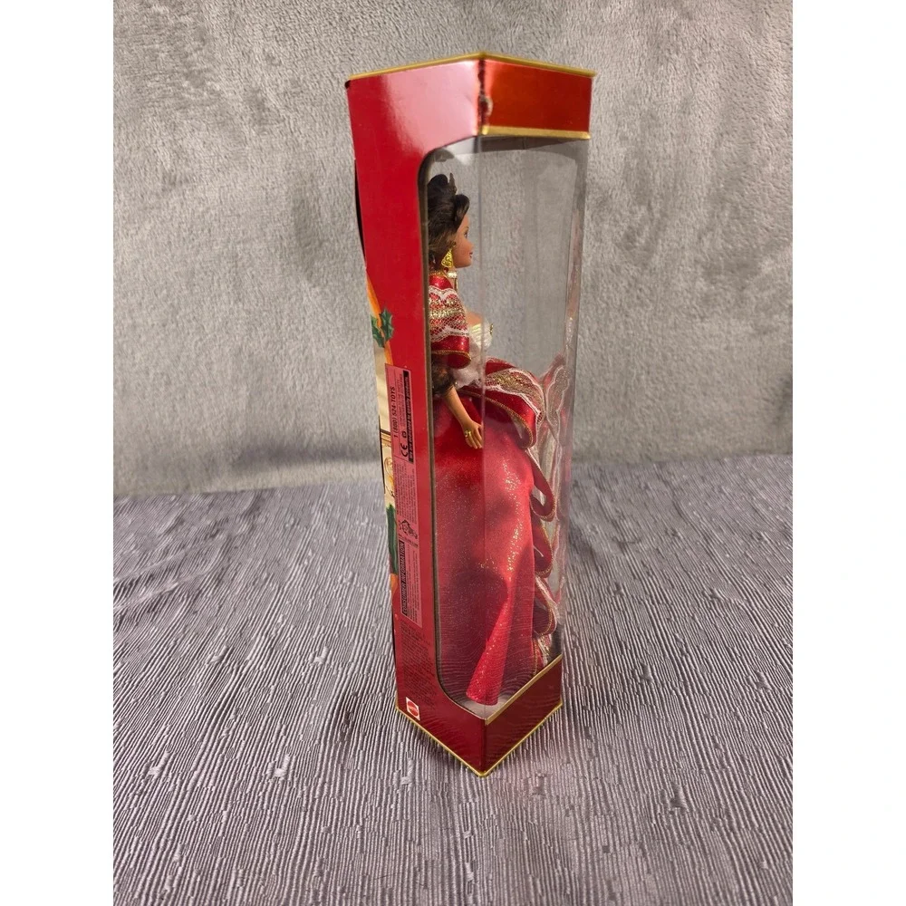 1997 Special Edition Happy Holidays Barbie 10th Anniversary Brunette Mattel